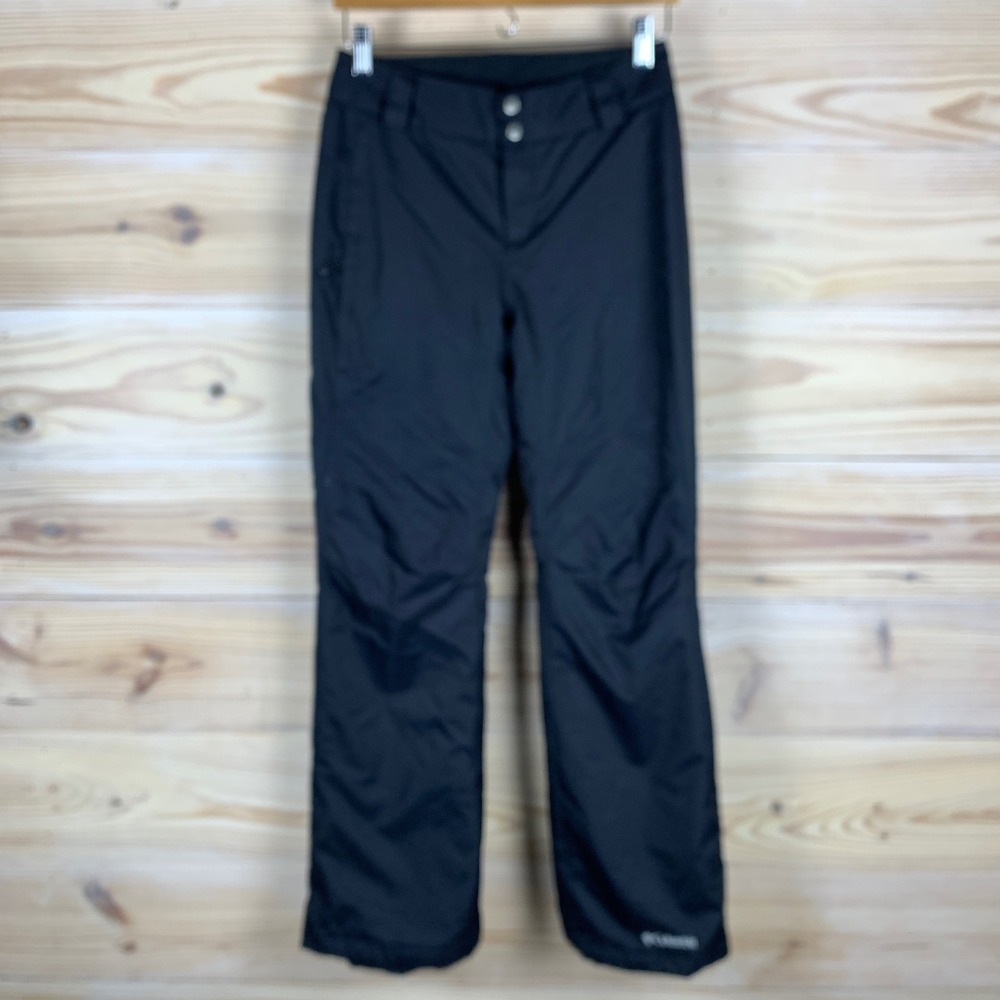 Columbia Snow Pants Women XS Black Omni-Tech Waterproof Insulated Ski Snowboard